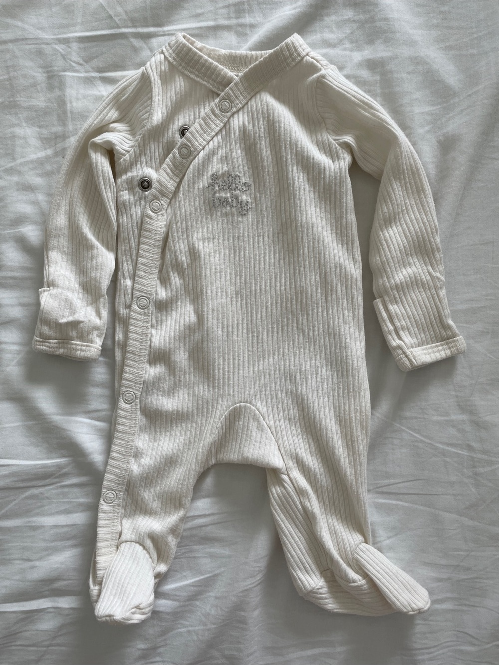 Carter’s White Baby One-Piece Footed Romper Newborn